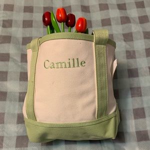 New Pottery Barn Kids canvass “Camille” tote bag